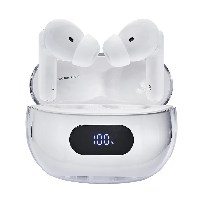 Intenso Buds Plus Auriculares TWS ANC ENC blanco